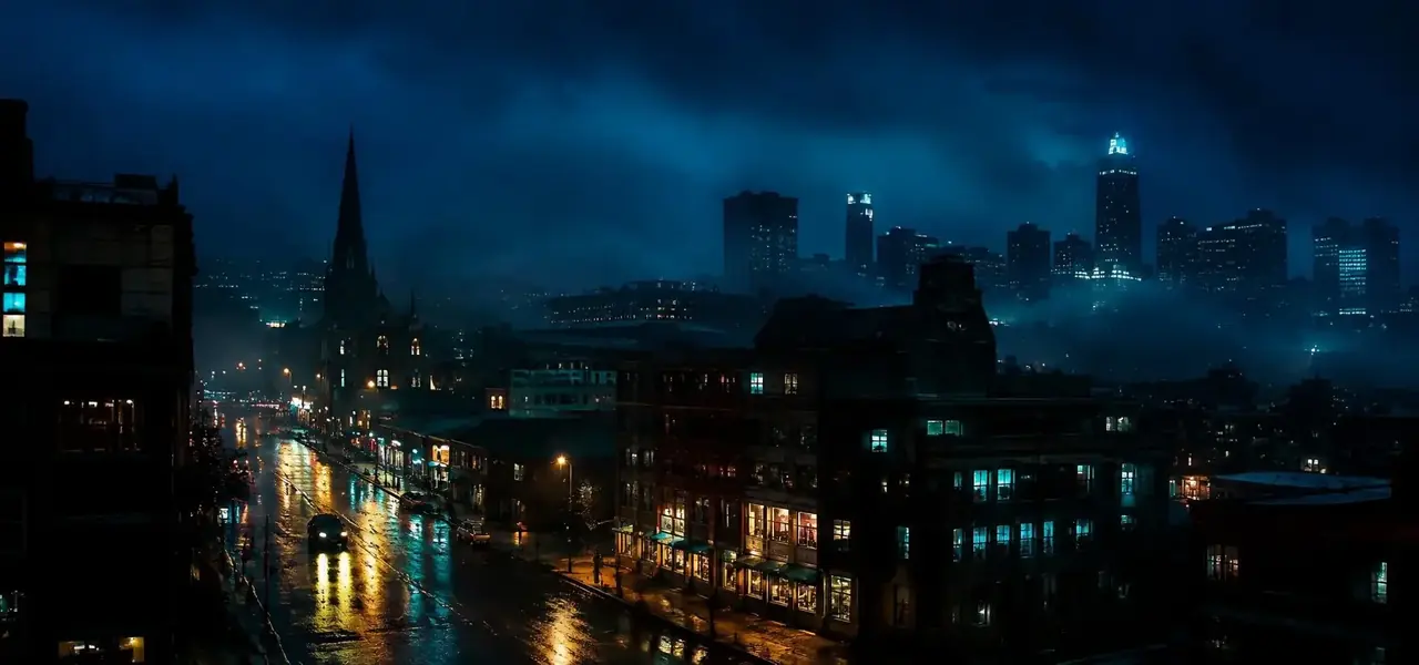 雨巷回响 - 黄豆短剧下载 雨巷回响 首屏海报,七个雨夜,三条街巷,一双互相指认的脚印